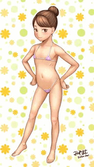 【初投稿】マイクロビキニの女の子