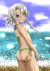 のわっちが水着に着替えたら