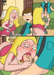 Francine Smith, cock is wet