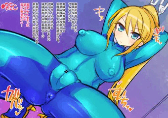 サムス+ふたなりちんぽガニ股エロ蹲踞でお漏らし 排泄