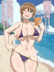 お使い帰りの水着キリエさん