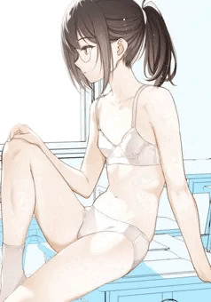 ポニテ眼鏡