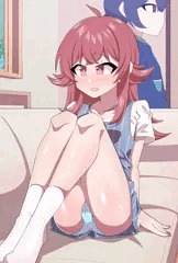 かほがチラ見せしてくる
