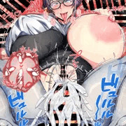 [Skeb] 星見純那　両手コキアヘ顔中出し＆ぶっかけボテ腹事後