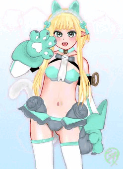 ぷにもふ♡パンケちゃん（丸出し差分あり〼）