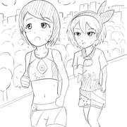 ユウリちゃんとサイトウちゃんとオニオンくんと