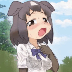 あ゛っつ゛い゛ぃ…