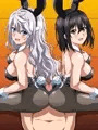 雪菜＆カスティエラ　ダブル尻コキ