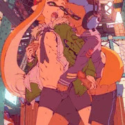 暗い工場の 片スミで 若い2人が…