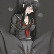 黒セーラーの…