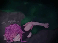 エスカちゃん　スライム丸呑み