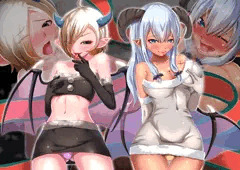 クリスマス記念の悪魔ちゃん二人