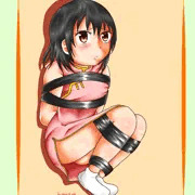 チャイナドレス少女　緊縛