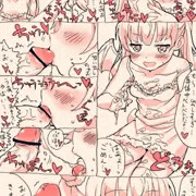 小悪魔青葉ちゃん手コキ射精&お掃除フェラ落書き