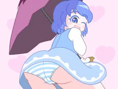 わちきのおケツにおどろけー♡