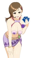 カード勝負でポロリしてしまう兵藤レナさん