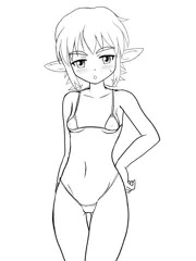 プレさん(エロ水着)