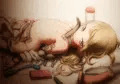 おもちゃあそびにあきたおんなのこにさそわれる