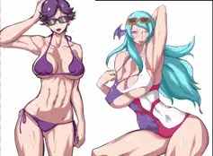 水着DB&マーモさん