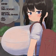 Pカップの女の子