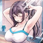 髪をまとめる仕ぐさ