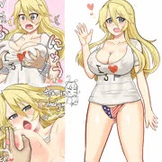 ラフな格好で鎮守府を闊歩するアイオワさんに提督のお仕置きの手が・・・