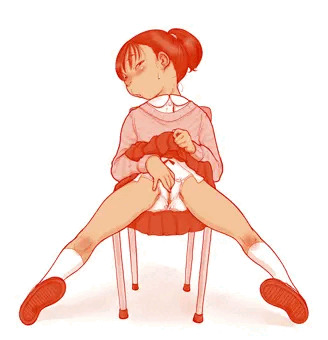 パンツ見せる女子。