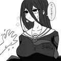 ハスミが本当にさわらてくれる・・・