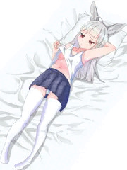 100日チャレンジ　１日目　銀髪ニーソ狐娘