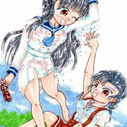 濡れ透け制服女子