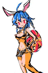ホットパンツビキニうさこ