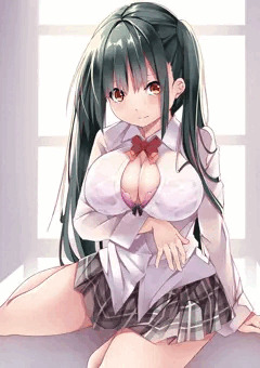 シャツが透けてる女の子