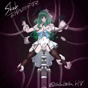 skebより、オリジナルキャラの機械姦