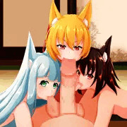 キツネ達