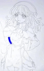 苦戦を強いられる爆乳聖女