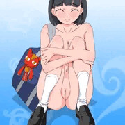 全裸登校を恥ずかしがる若菜ちゃん♪