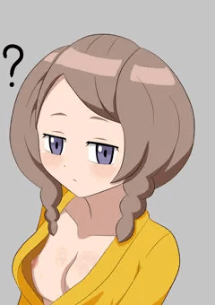 油断してた茜ちゃん。