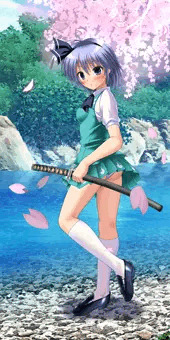 桜の日の妖夢ちゃん