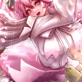 昼は桜、夜はラビットホールなミクさん