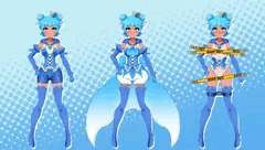 マーメイドラピス着せ替えサンプル