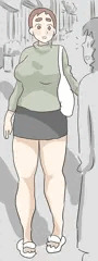服の下で