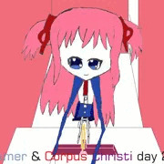 異世界キャラに扮しパーティー会場となっているホテルロビーで参加前に小便する少女