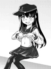 おなか見せてくれる暁ちゃん ＋くすぐり