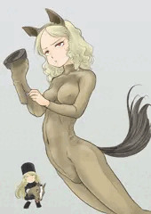 馬コスプレをしているうちのオリジナルキャラ