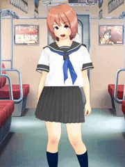 電車でうんこ。