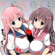 のどっち＆ユキちゃん☆着衣Wパイズリ