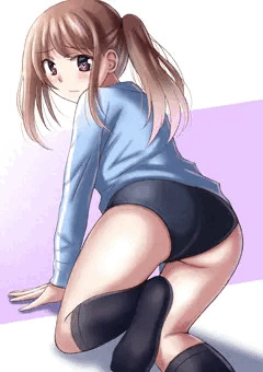 ポニーテールと体操着③