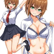 ボーイッシュ童顔巨乳幼馴染