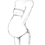 少女妊婦らくがき