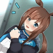 アーミヤと休憩室